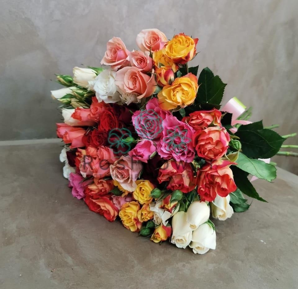 Букет цветов из: Розы в Новый