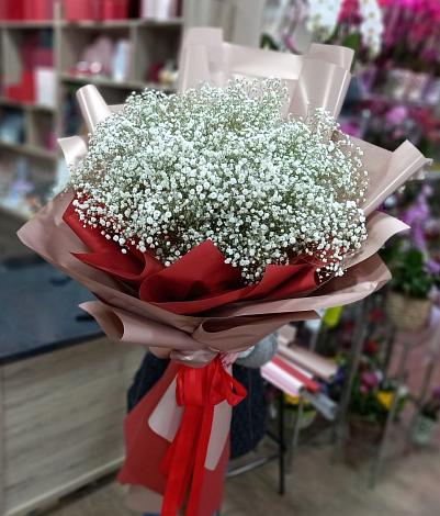 Букет цветов из: Гипсофила в Новый