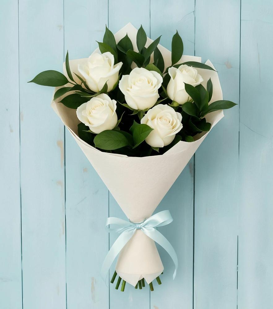 Букет цветов из: Розы в Новый