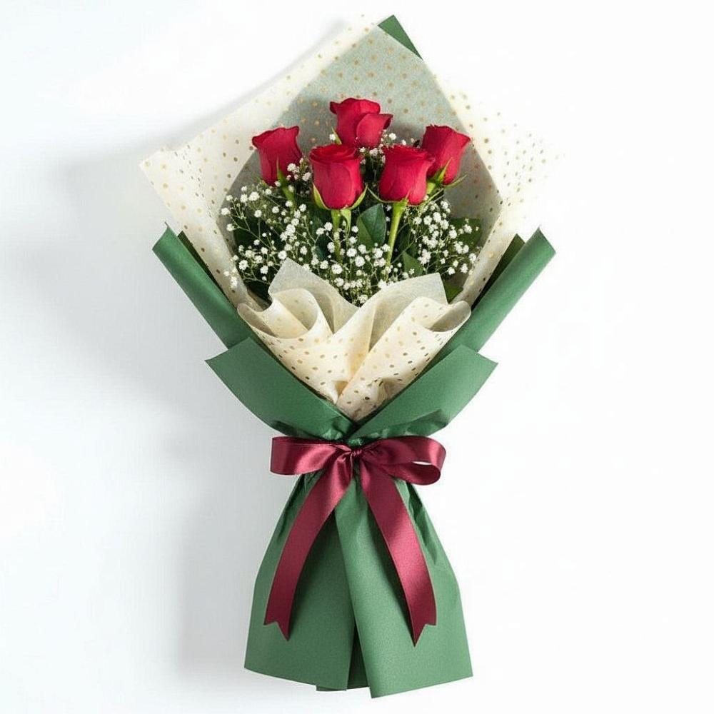 Букет цветов из: Розы в Новый