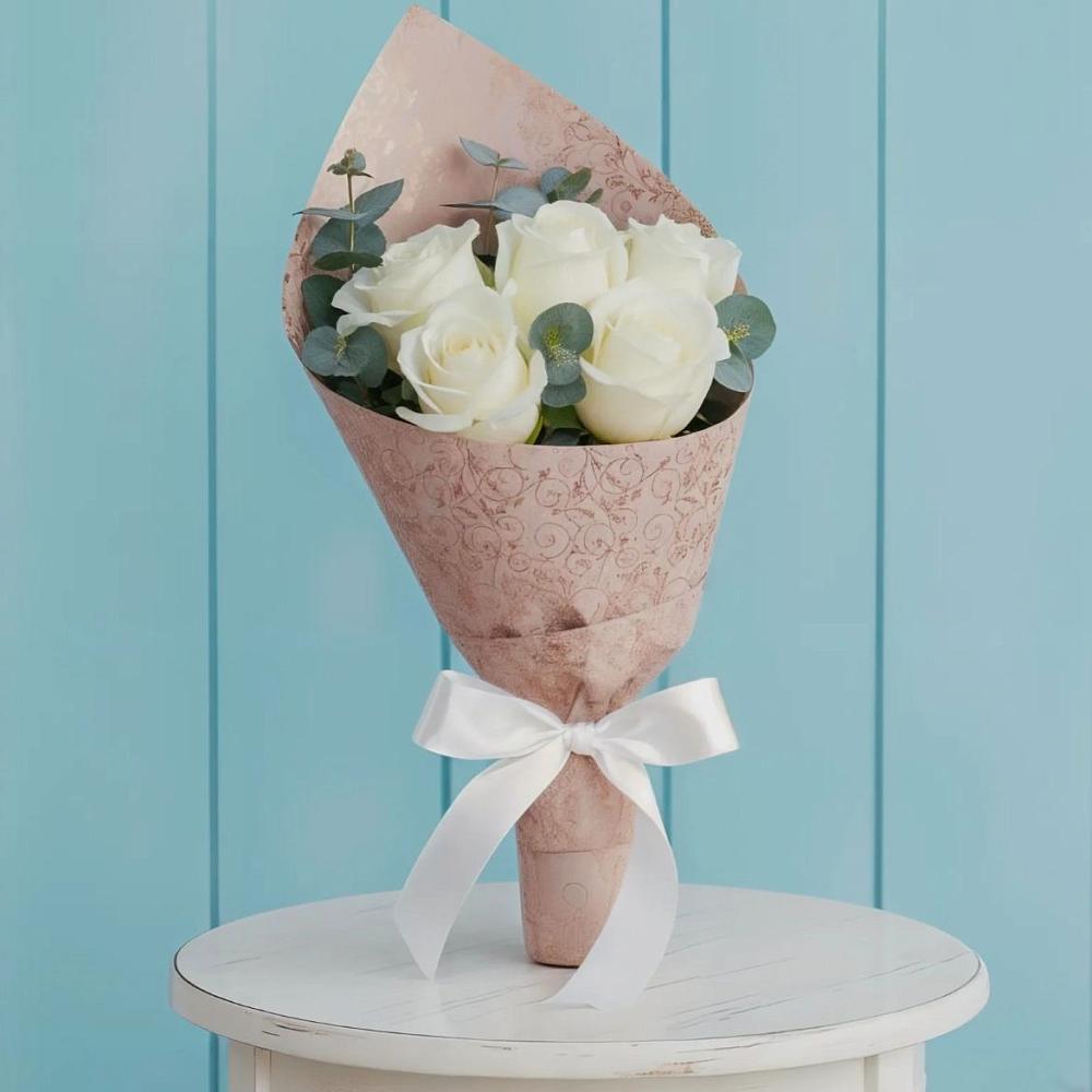 Букет цветов из: Розы в Новый