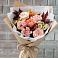 Букет цветов из: Гвоздики, Хризантемы и Розы в Новый