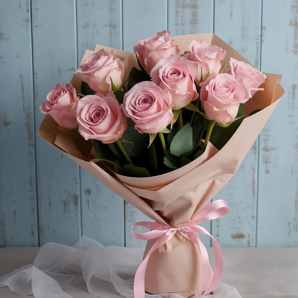 Букет цветов из: Розы в Новый