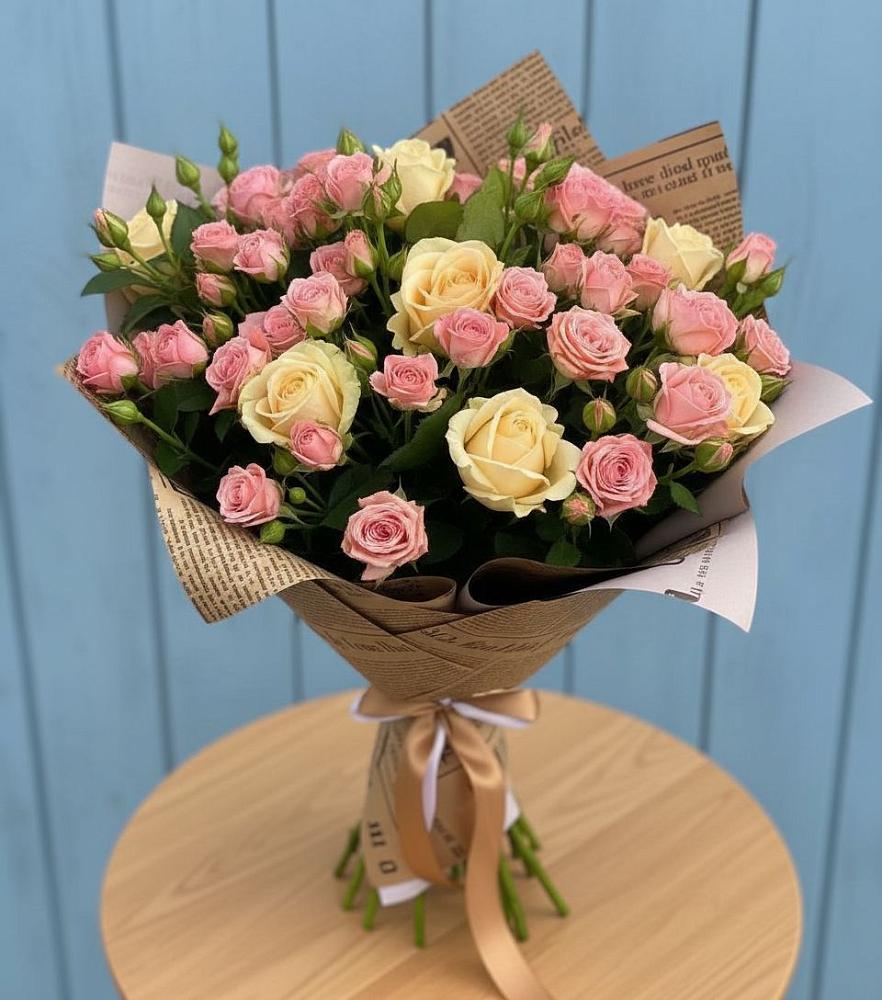 Букет цветов из: Розы в Новый