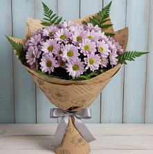 Букет цветов из:  Хризантемы в Новый