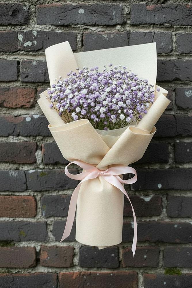 Букет цветов из: Гипсофила в Новый