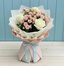Букет цветов из:  Розы в Новый