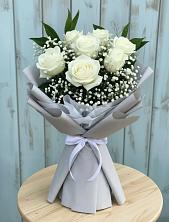 Букет цветов из:  Розы в Новый