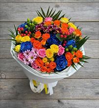 Букет цветов из:  Розы и Хризантемы #REPLACE_PRED# Новый