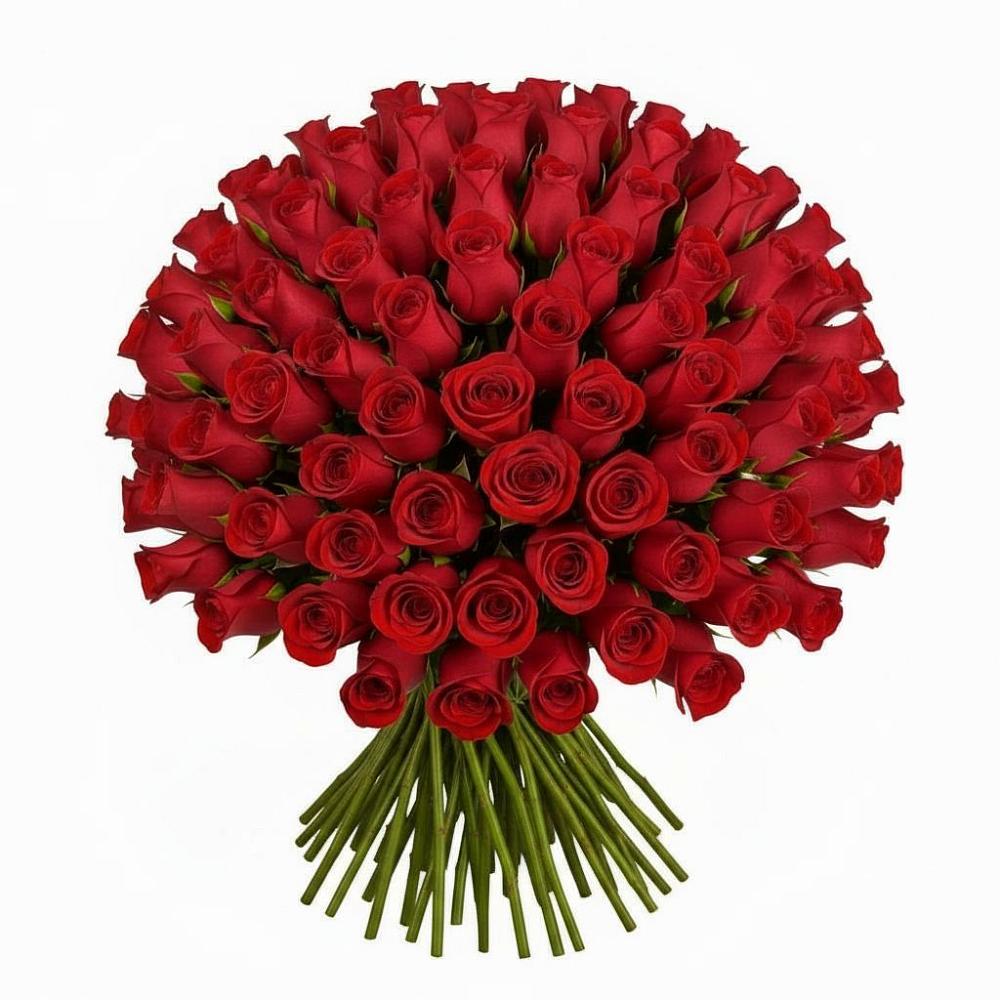 Букет Красные розы Чери Лав в Новый