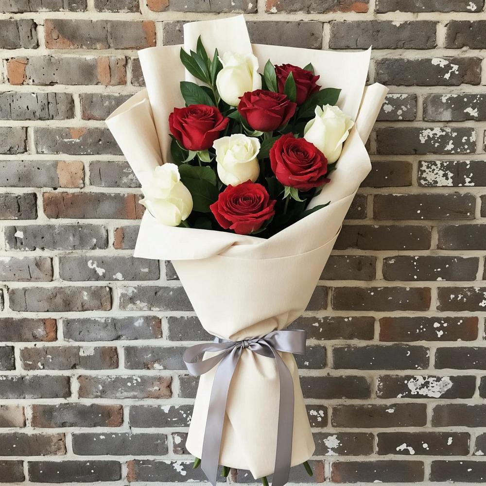 Букет цветов из: Розы в Новый