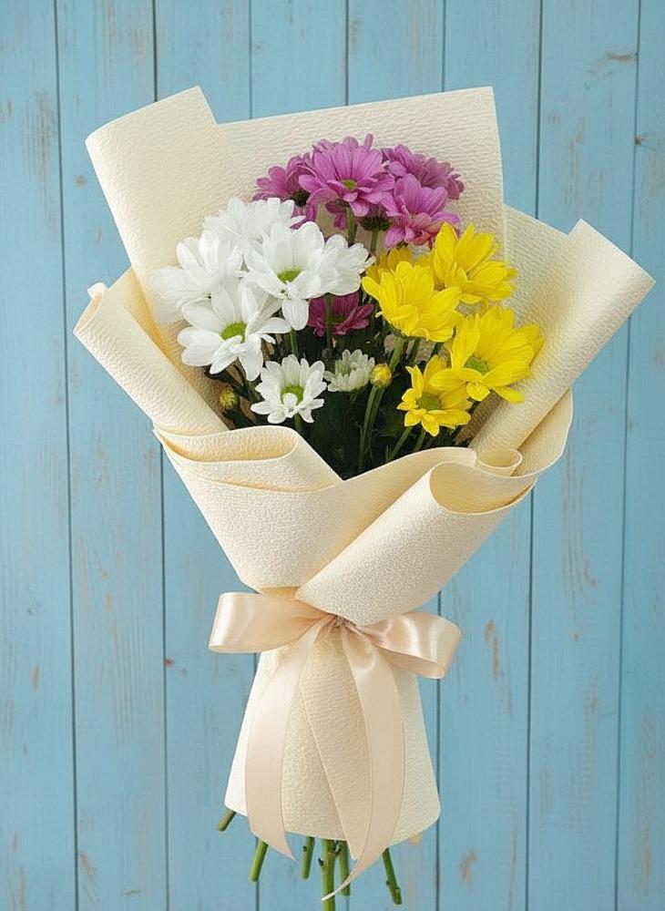 Букет цветов из: Хризантемы в Новый