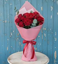 Букет цветов из:  Розы в Новый