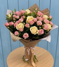 Букет цветов из:  Розы в Новый