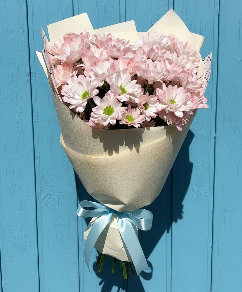 Букет цветов из: Хризантемы в Новый