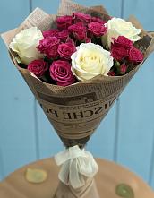 Букет цветов из:  Розы в Новый