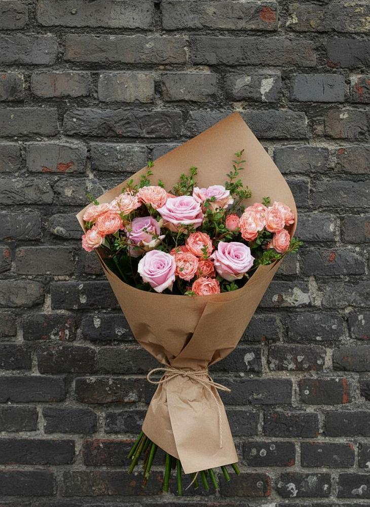 Букет цветов из: Розы в Новый