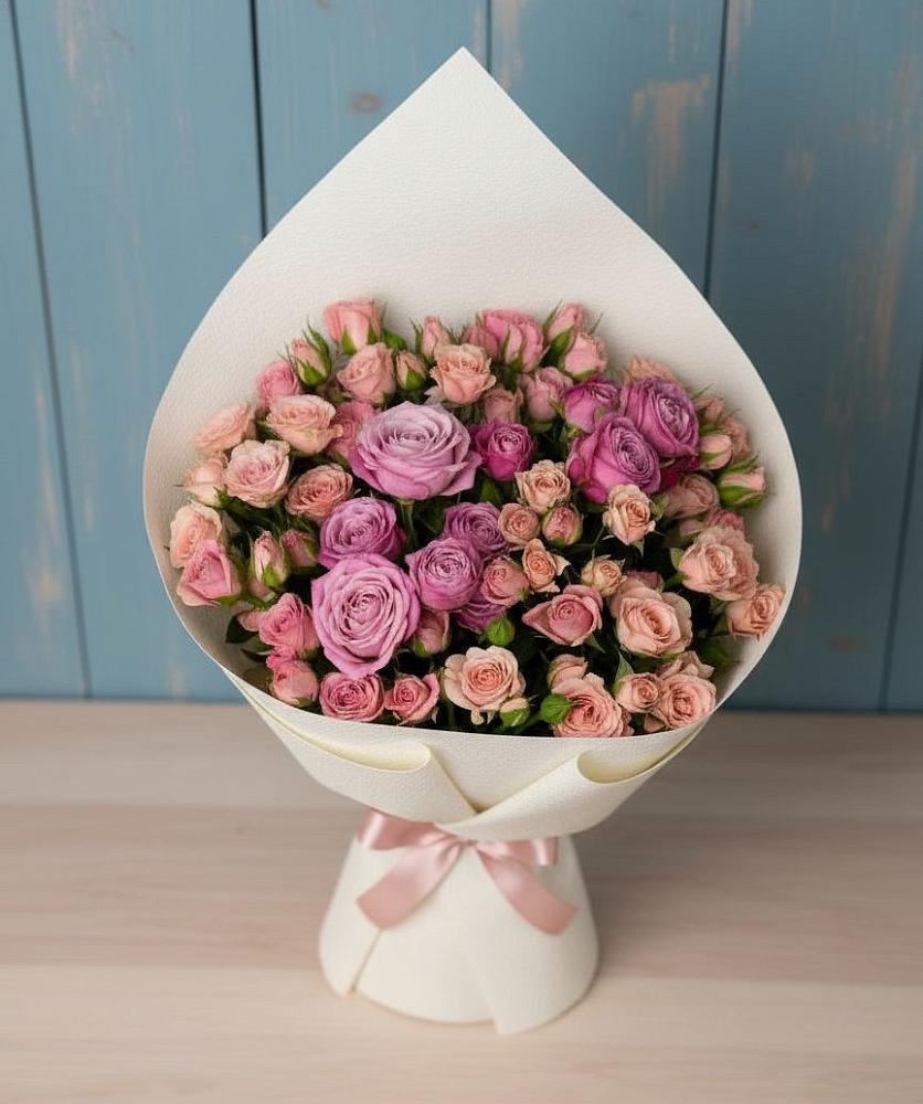 Букет цветов из: Розы в Новый