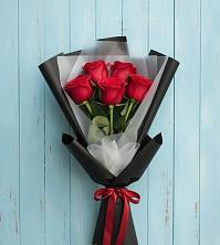 Букет цветов из:  Розы в Новый