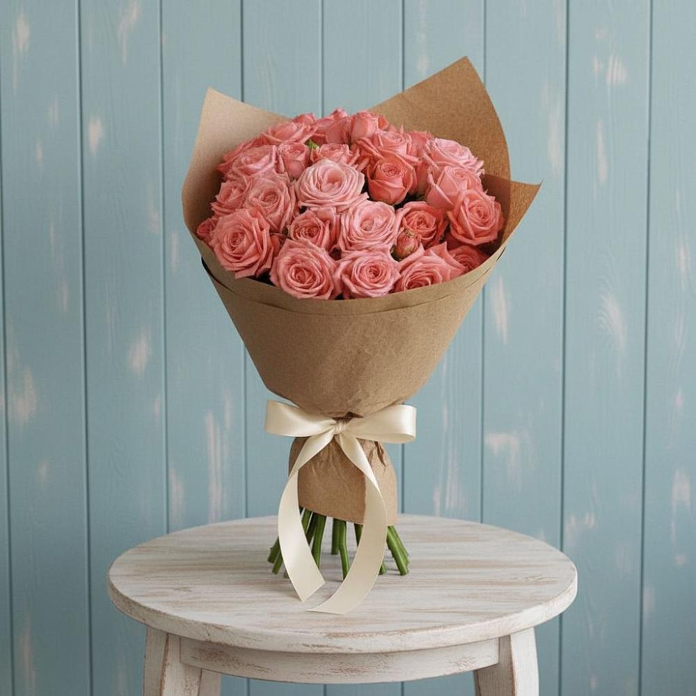 Букет цветов из: Розы в Новый