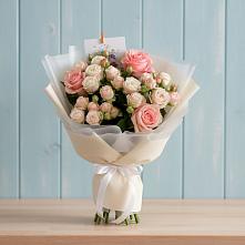 Букет цветов из:  Розы #REPLACE_PRED# Новый