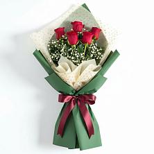 Букет цветов из:  Розы в Новый